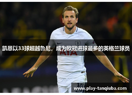 凯恩以33球超越鲁尼，成为欧冠进球最多的英格兰球员